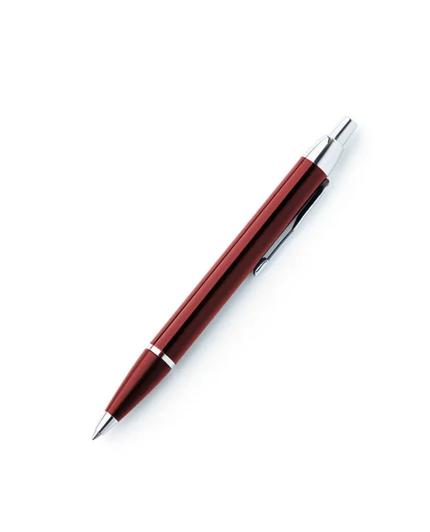 Red Pen Isolated White Background — Stock Photo, Image