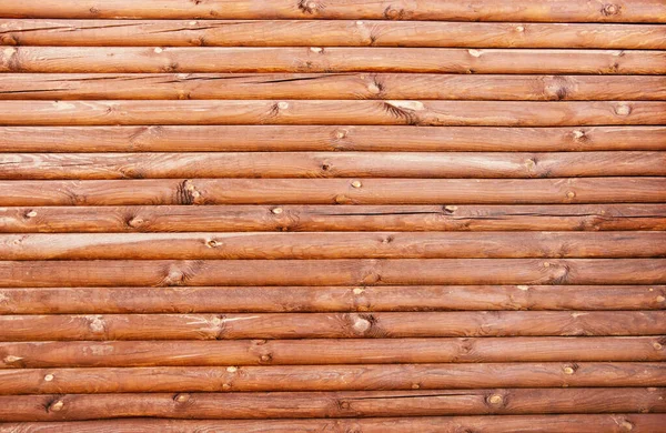 丸太の木壁 — ストック写真