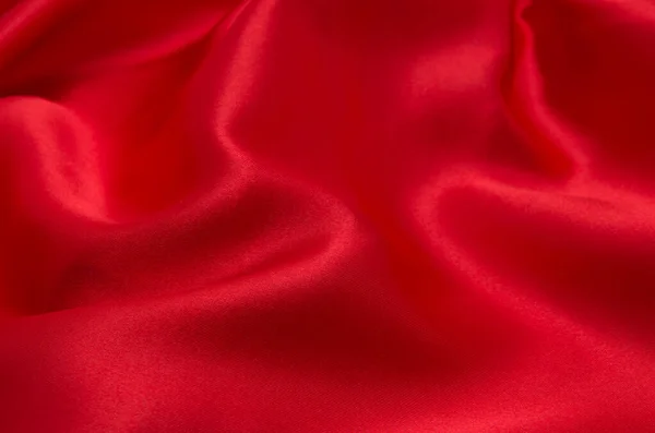 Satin Rouge Tissu Soie Comme Fond — Photo