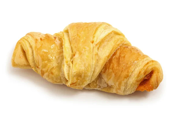Fresh Croissant White Background — Stock Photo, Image
