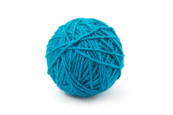 Ball Yarn White Background — Stock Photo, Image