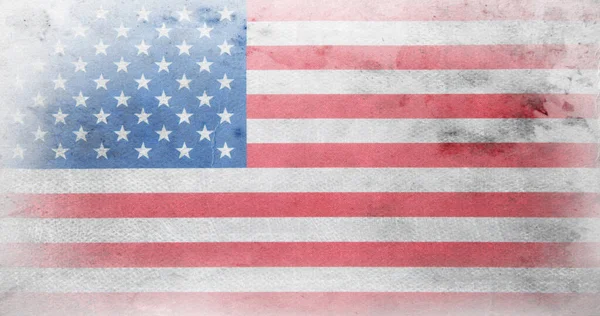 Bendera Amerika Serikat Grunge — Stok Foto