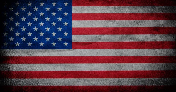 Vlag Van Amerikaanse Grunge Achtergrond — Stockfoto