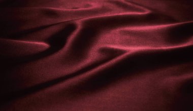 Arkaplan olarak kırmızı saten veya ipek kumaş