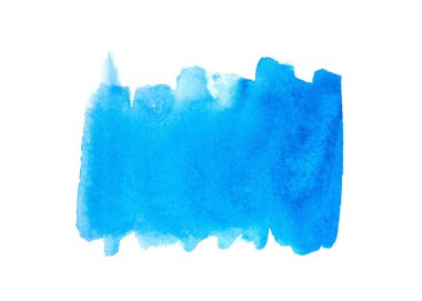 Suluboya tarzında mavi soyut arkaplan