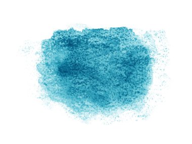 Suluboya tarzında mavi soyut arkaplan