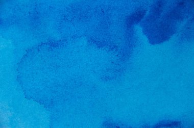 Suluboya tarzında soyut mavi arkaplan