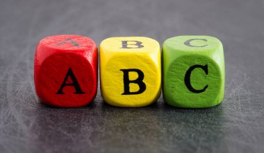 ABC Blokları arkaplan dokusu