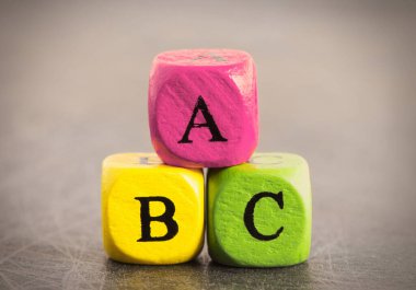 ABC Blokları arkaplan dokusu