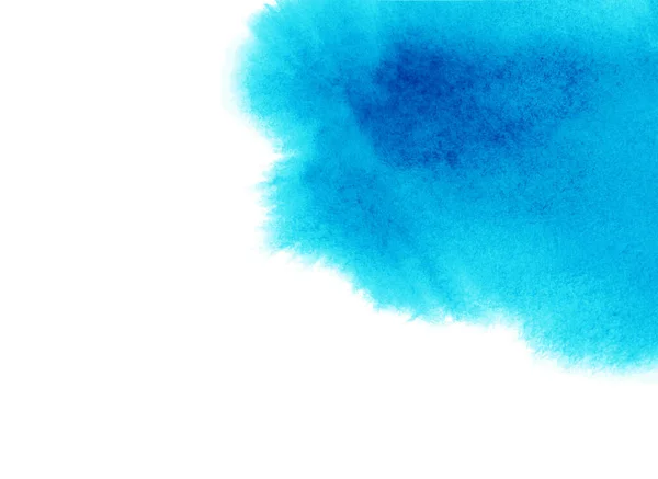 Blauer Abstrakter Hintergrund Aquarell Stil — Stockfoto