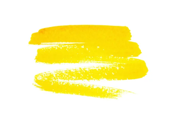 Желтый Абстрактный Фон Акварельном Стиле — стоковое фото