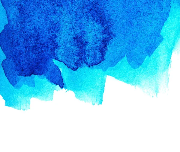 Niebieskie Abstrakcyjne Tło Stylu Akwareli — Zdjęcie stockowe