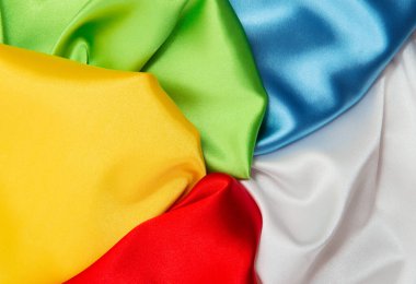 Kumaş yığını, kapatın.