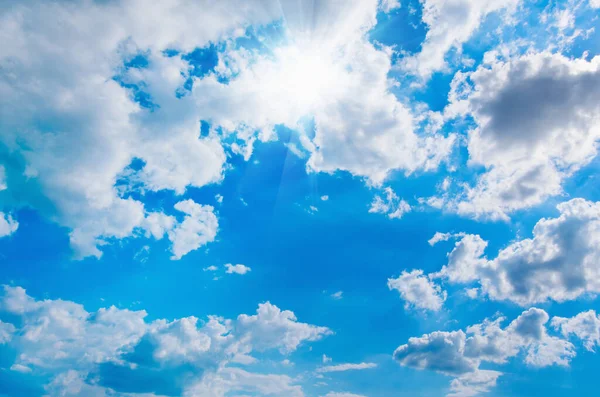 Céu Azul Sol — Fotografia de Stock