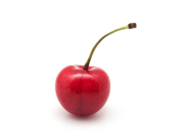Sweet Ripe Cherry Isolated White Background — Stock Photo, Image