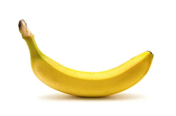 Banana Isolada Sobre Fundo Branco — Fotografia de Stock