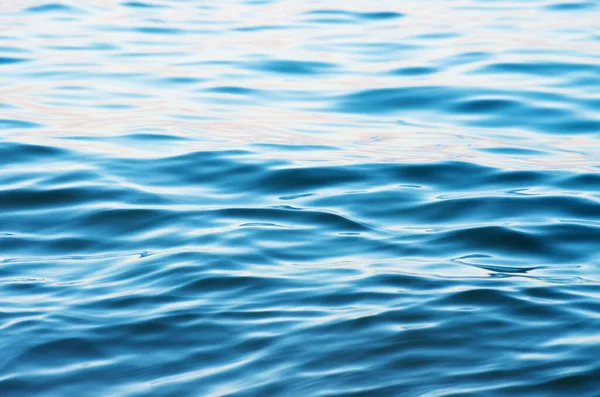 Modré Moře Vody Pozadí — Stock fotografie