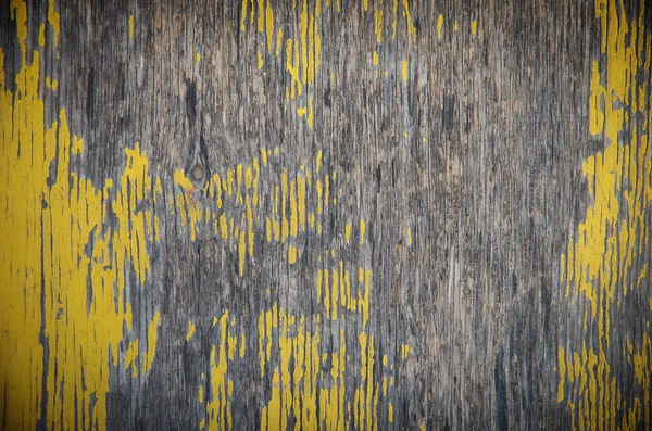 Old Yellow Wooden Background — Stock Photo, Image