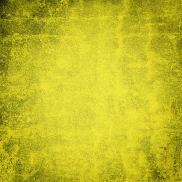 Yellow Grunge Wall Texture Background — Stock Photo, Image