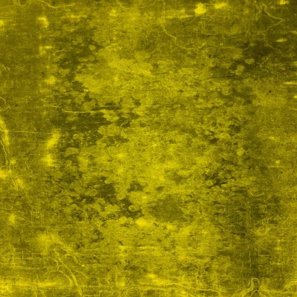 Parede Grunge Amarelo Para Fundo Textura — Fotografia de Stock