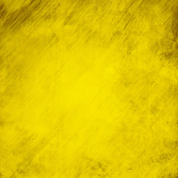 Parede Grunge Amarelo Para Fundo Textura — Fotografia de Stock