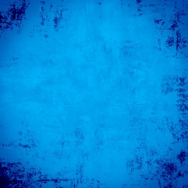 Grunge Fond Mur Bleu Texture — Photo