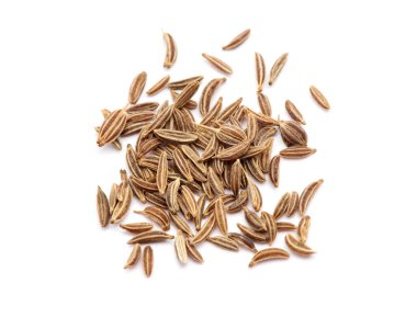 Caraway beyaz arkaplanda izole edildi.