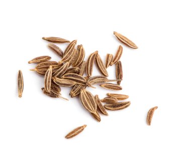 Caraway beyaz arkaplanda izole edildi.