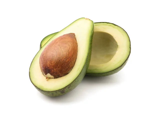 Avocado Geïsoleerd Wit — Stockfoto