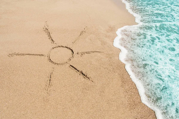 Kuma çizilen güneşin sembolü..