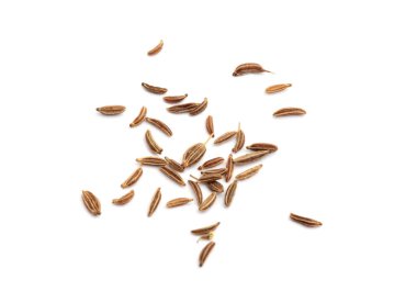 Caraway beyaz arkaplanda izole edildi.