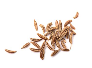 Caraway beyaz arkaplanda izole edildi.