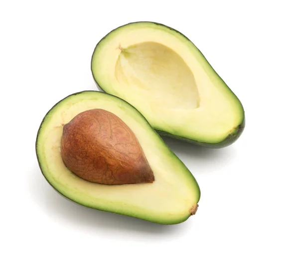 Avocado Geïsoleerd Wit — Stockfoto