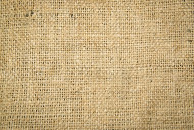 Çuval bezi dokusuna yakın çekim