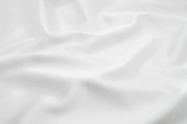 Біла Атласна Тканина Фон — стокове фото