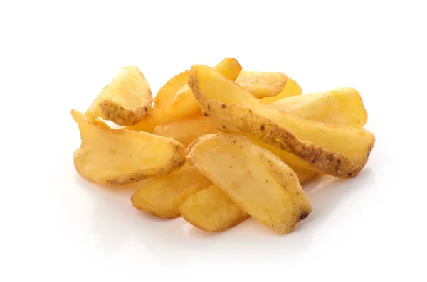 Kartoffelbraten Auf Weißem Isoliertem Hintergrund — Stockfoto