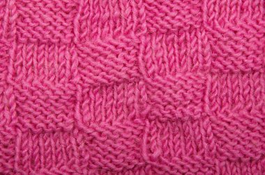 Örülmüş el işi yün dizayn dokusunun ayrıntıları.