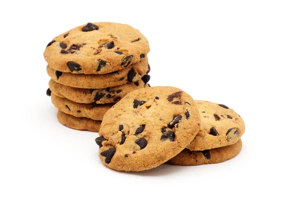 Chocolate Chip Cookie White — Stock Photo, Image