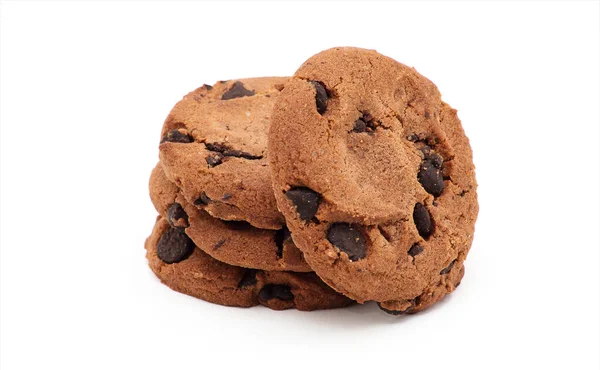 Chocolate Chip Cookie White — Stock Photo, Image