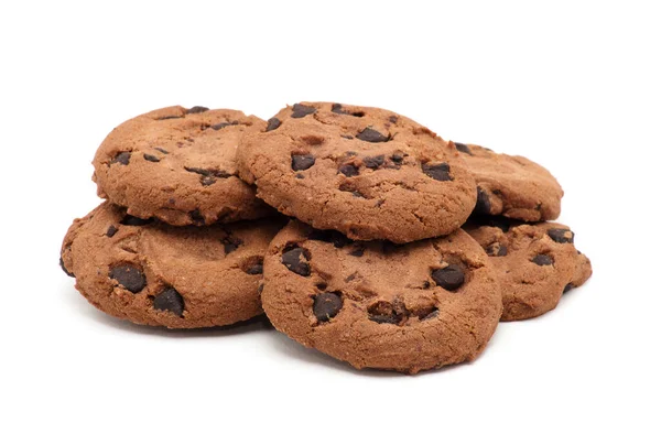 Chocolate Chip Cookie White — Stock Photo, Image