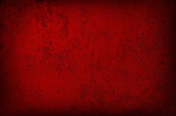 Régi Piros Grunge Fal Textúra Háttér — Stock Fotó