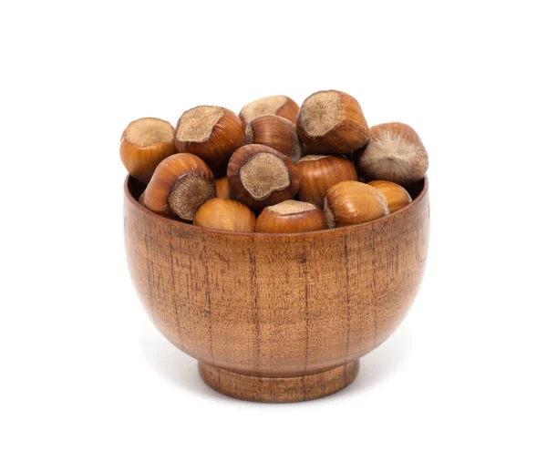 Hazelnuts White Background — Stock Photo, Image