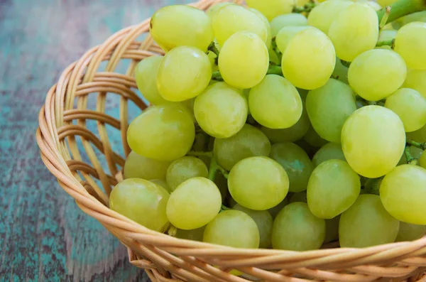 Uvas Verdes Tigela — Fotografia de Stock