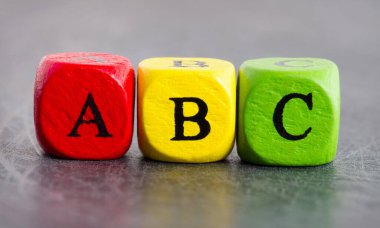 ABC Blokları arkaplan dokusu