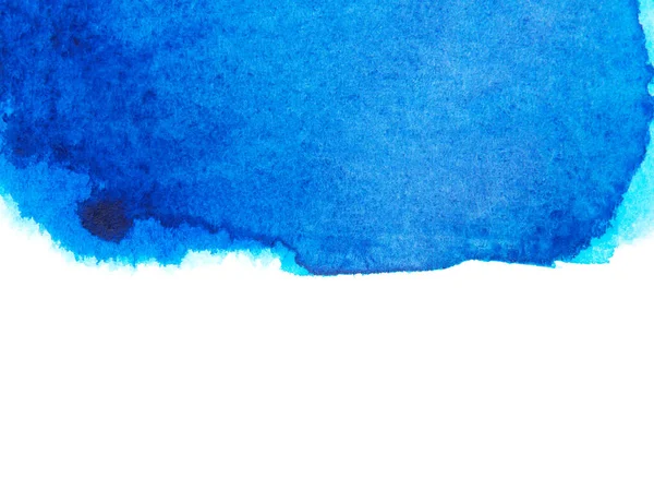 Kék Elvont Háttér Akvarell Stílusban — Stock Fotó