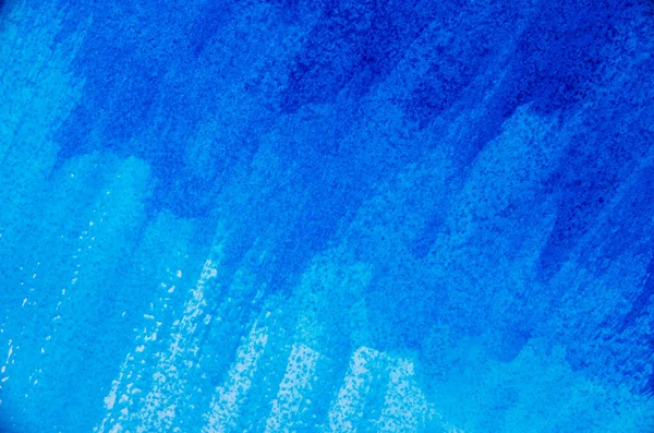 水彩画風の青抽象的背景 — ストック写真