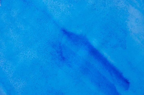 Fond Bleu Abstrait Dans Style Aquarelle — Photo