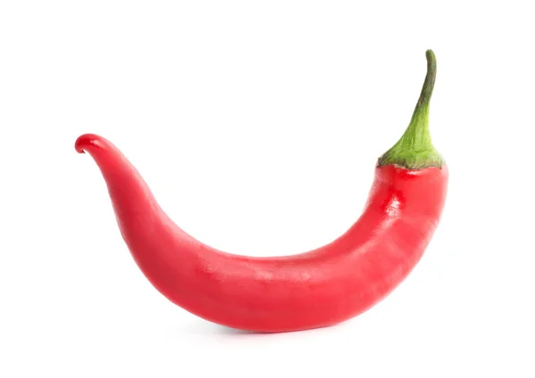 Chili Peppar Isolerad Vit Bakgrund — Stockfoto