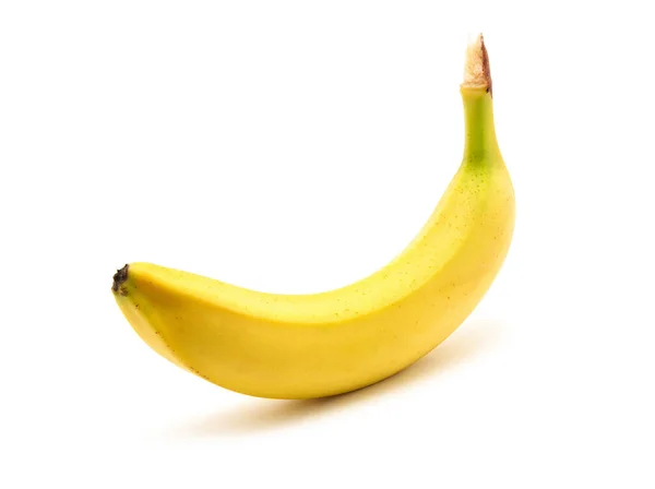 Banana Isolata Sfondo Bianco — Foto Stock