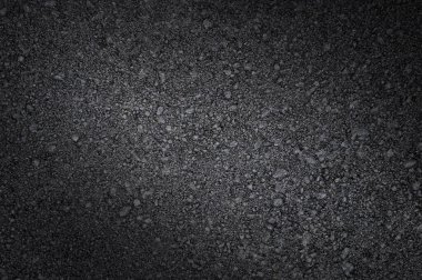 Koyu beton doku. Kopyalama alanı olan asfalt arkaplan